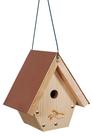 Bird House WoodLink Wren House Cedar com telhado de cobre