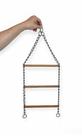 Bird Ladder Toy YML 3 poleiros de madeira para gaiola média e grande