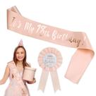 Birthday Sash Roontin Classy Rose Gold 18th Birthday Girls Birthday Sash Roontin Classy Rose Gold 18th Birthday Girls