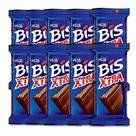 Bis Xtra Original ao Leite Lacta Kit com 10 unidades de 45g