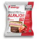 Biscoito Alfajor Cooper Energy Sabor Morango 55g Biscoito Alfajor Cooper Energy Sabor Morango 55g