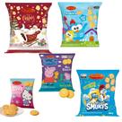 Biscoito Bolacha Sortidas Cookies Leite Kit 5 Pacotes