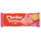 Biscoito Bolacha Wafer Morango Pacote de 115g Casquinha Fina Biscoito Bolacha Wafer Morango Pacote de 115g Casquinha Fina