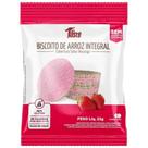 Biscoito de Arroz Integral com Cobertura 22g - Mrs Taste Quantidade:1 unidadeSabor:Morango