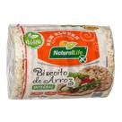 BISCOITO DE ARROZ INTEGRAL GRANDE SEM GLÚTEN VEGANO KODILAR 12x80g