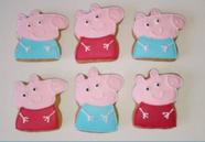 Biscoito Decorado de Mel Peppa pig