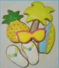 Biscoito Decorado de Mel Verão
