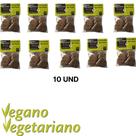 Biscoito integral vegano castanha do Pará caixa com 10 unidades