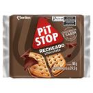 Biscoito Marilan Pit Stop Recheado Chocolate 98g - Embalagem com 42 Unidades