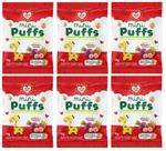 Biscoito Mini Puffs Beterraba E Morango 6x15g Nhami Mami Biscoito Mini Puffs Beterraba E Morango 6x15g Nhami Mami