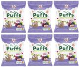 Biscoito Mini Puffs Snack Amora E Beterraba 6x15g Nhami Mami