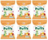 Biscoito Mini Puffs Snacks Manga E Cenoura 6x15g -nhami Mami