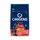 Biscoito Origens para Cães Adultos de Mini e Pequeno Sabor Frutas Vermelhas, Linhaça e Cereais 400 g