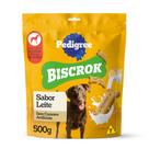 Biscoito Pedigree Biscrok Adulto Raça Grande Sabor Leite 500g