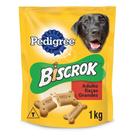Biscoito Pedigree Biscrok Maxi para Cães Adultos de Raças Grandes - 1Kg