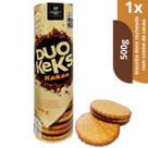 Biscoito Premium Duo Keks 500g Recheado com Creme de Cacau Importado