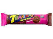 Biscoito Recheado Chocolate e Morango - Meio a Meio Trakinas 126g