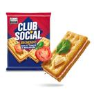 Biscoito Recheado Sabor Queijo, Tomate e Manjericão Club Social 106g