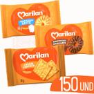 Biscoito Sache Leite Chocolate e Cracker Marilan 10g - 150 Un Biscoito Sache Leite Chocolate e Cracker Marilan 10g - 150 Un
