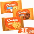 Biscoito Sache Leite Chocolate e Cracker Marilan 10g -300 Un