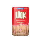 Biscoito Wafer Look em Stick Morango 55g - Embalagem com 20 Unidades
