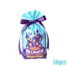 Biscoitos de Halloween Opp Bag Flat No Ribbon Baked Food Packaging Bag Saco de plástico