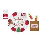 Biscoitos infantis Play Set Mud Pie para Papai Noel com prato e leite