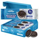Biscoitos sanduíche sem açúcar Snack HighKey (30 unidades)