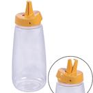 Bisnaga amarela de mostarda 520ml com tampa Flip Plasutil ref. 16292