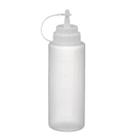 Bisnaga de Plástico Flexível Profissional Branca 600ml