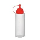 Bisnaga de Plástico Flexível Profissional Vermelha 600ml