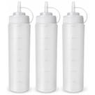 Bisnaga Flexível Plástico Barpro 650ml Bpa Free Molhos Calda Tempero Xarope Condimento Dosador
