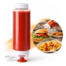 Bisnaga Graduada Bico Invertido 720ml Estilo FIFO Para Caldas Molhos Ketchup Maionese Mostarda Mel Restaurantes Lanchonetes Buffets e Confeitarias Bisnaga Graduada Bico Invertido 720ml Estilo FIFO Para Caldas Molhos Ketchup Maionese Mostarda Mel Restaurantes Lanchonetes Buffets e Confeitarias