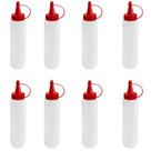 Bisnaga P/ Molhos 400ml Barraca De Lanches Kit Com 8 Unidades