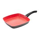 Bistequeira Indução Alumínio Revestimento Cerâmico Granito Chef Vermelha 24cm Lyor Bistequeira Indução Alumínio Revestimento Cerâmico Granito Chef Vermelha 24cm Lyor