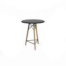 Bistrô Eames Barcelona Tampo Preto 60 cm