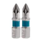 Bit Pozidriv PZ1 Aço Rápido 25mm 2pcs Gross Fixa Magnética Bit Pozidriv PZ1 Aço Rápido 25mm 2pcs Gross Fixa Magnética