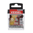 Bit Set VESSEL Imp Ball Torsion Ph2X30 15Pc (IBPH230P15T)