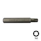 Bit Torx Encaixe 10 x 75 T45