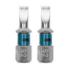 Bits fenda sl4, aco cromo molibdenio, 25mm, 2pcs // gross Bits fenda sl4, aco cromo molibdenio, 25mm, 2pcs // gross