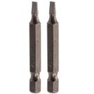 Bits fenda SL4 x 50 mm encaixe 1/4" com 2 peças - 1169155 Bits fenda SL4 x 50 mm encaixe 1/4" com 2 peças - 1169155