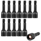 Bits Magnéticos para Porcas HouseUp 8mm Kit com 12 Peças Haste Hex 1/4"