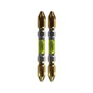 Bits PH2 Duplo 65mm Super Pro para Uso Industrial - 2 Peças - Ponta Magnética