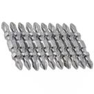 Bits Phillips 1/4 POL X 1/4 POL 45mm Ponta Dupla com 10 Unidades GROSS