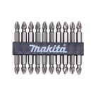 Bits Phillips Com 10 Peças 1/4'' 65MM NR 2 - Makita - D-34366