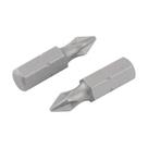 Bits Phillips com Encaixe de 1/4" e Ponta nº 1 de 3/16" x 75mm com 2 peças - 3539201075 - VONDER Bits Phillips com Encaixe de 1/4" e Ponta nº 1 de 3/16" x 75mm com 2 peças - 3539201075 - VONDER