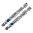 Bits Phillips Gross PH3 x 70mm 2PCS Aço Liga S2 1/4''