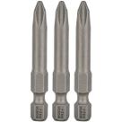Bits phillips longo de parafusar Ph2 50 mm 3 unids Bits phillips longo de parafusar Ph2 50 mm 3 unids