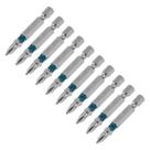 Bits phillips ph1, aco cromo molibdenio, 50mm, 10pcs gross