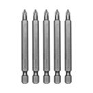 Bits phillips ph1, cromo vanadio, 75mm, 5pcs mtx